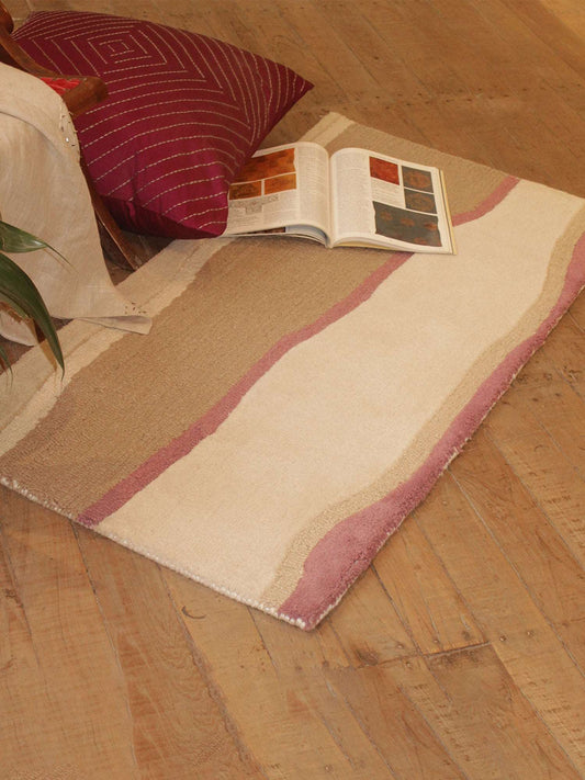 Carpet Hand Tufted 100% Woollen Multi - 2ft X 4ft