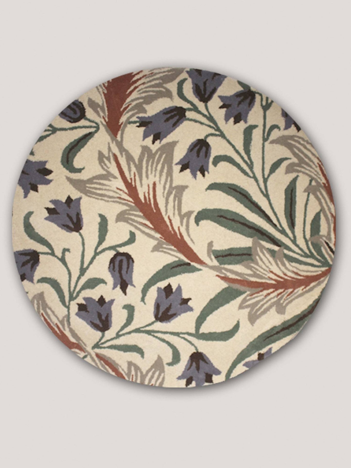 Carpet Hand Tufted 100% Woollen Orientbell Brown - 5ft X 5ft