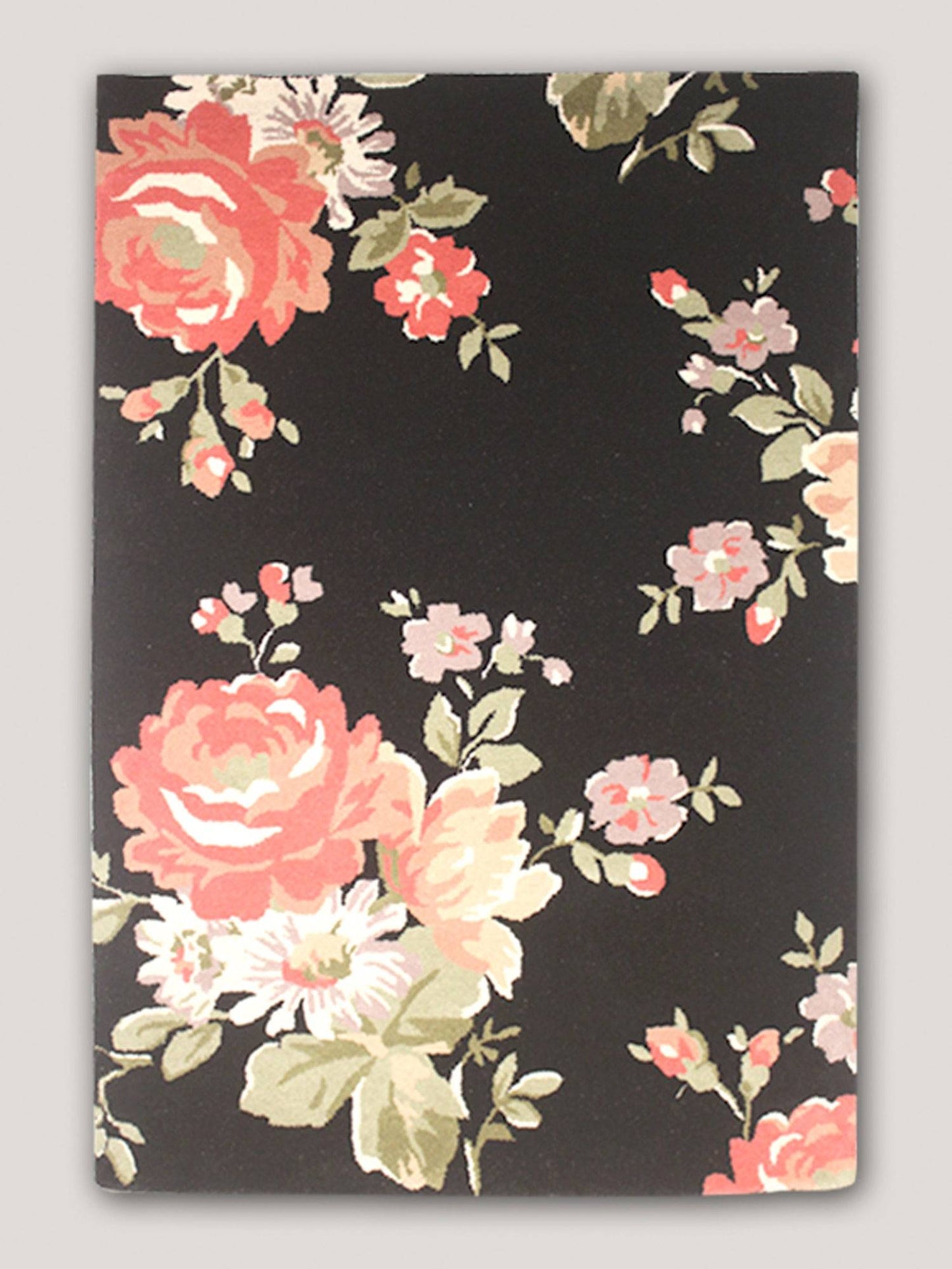 Carpet Hand Tufted 100% Woollen Black - 2ft X 4ft