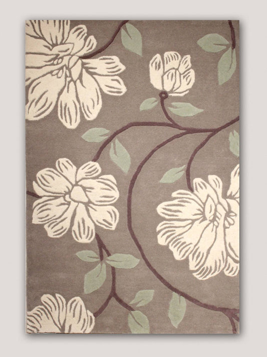 Carpet Hand Tufted 100% Woollen Multi Color - 4ft X 6ft