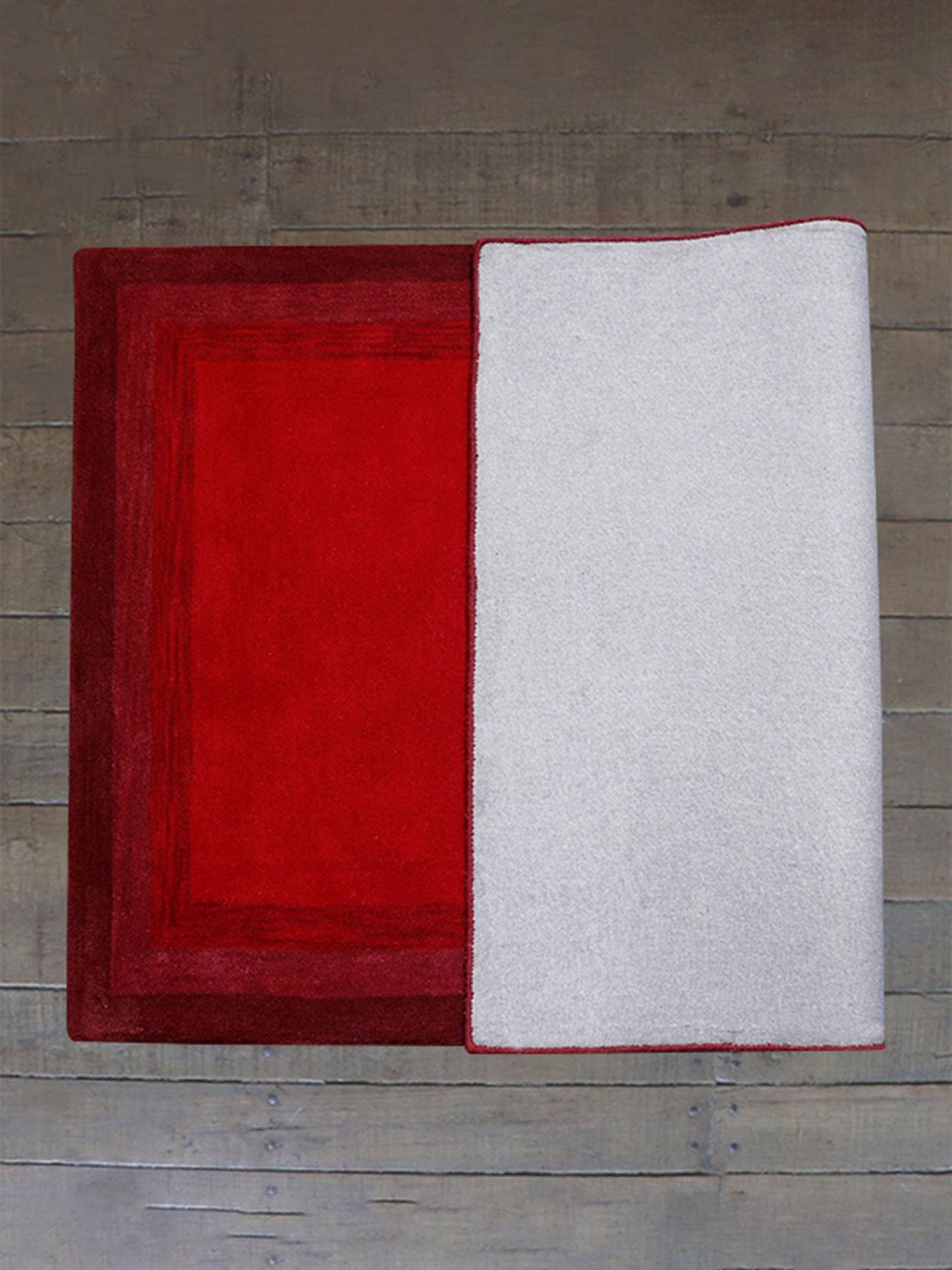 Carpet Hand Tufted 100% Woollen Berry Ombre - 4ft X 6ft