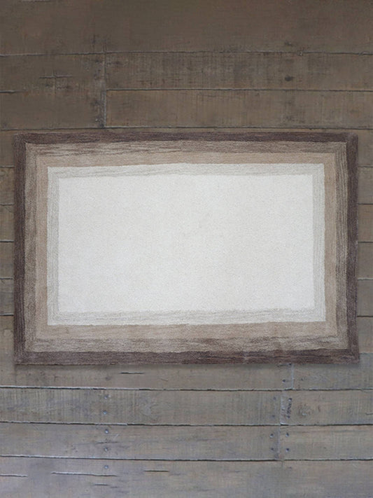 Carpet Hand Tufted 100% Woollen Mushroom Ombre - 4ft X 6ft