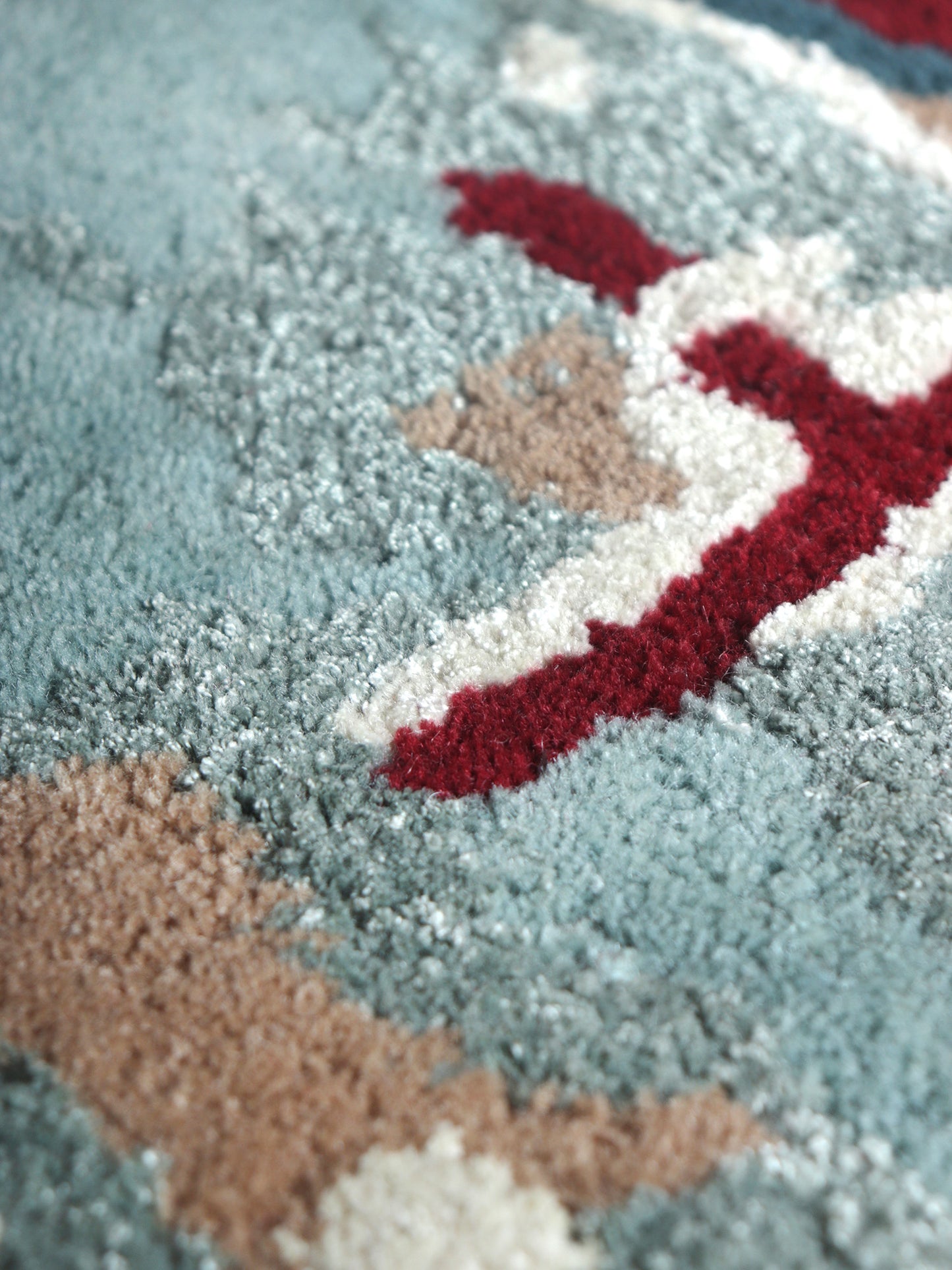 Carpet Hand Tufted 100% Woolen Abstract Multi - 4 X 6 Feet