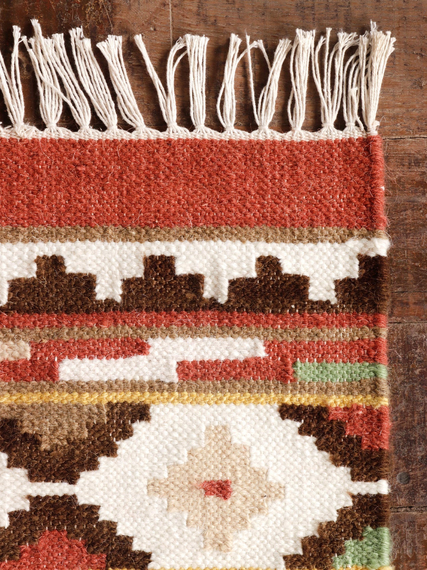 Dhurrie Turkish Kilim Handwoven Woolen for Floor, Living Room & Bedroom | Multi - 3x5 feet