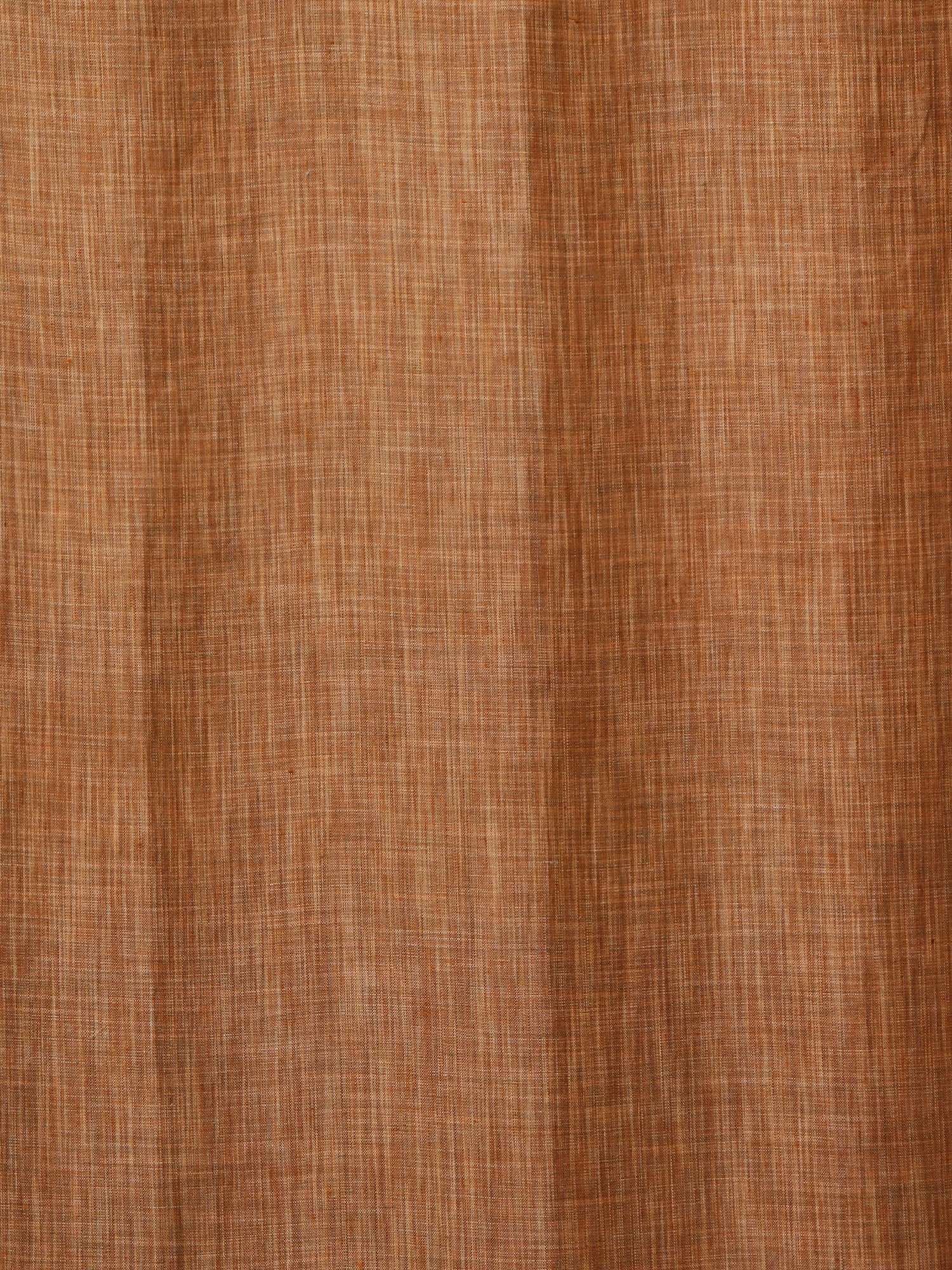 Curtain Cotton Blend Hidden Loop Self Textured Ocher - 52" x 90"
