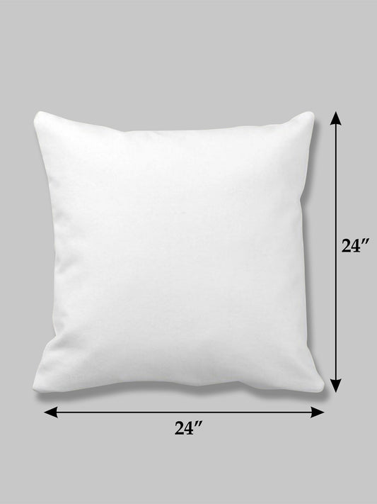 White Polyster Microfiber 24"x24" Cushion Insert