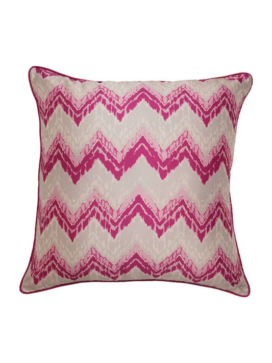 Cushion Cover Polyester Ikat Pink - 20" X 20"
