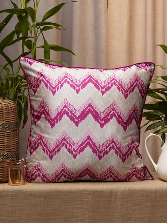 Cushion Cover Polyester Ikat Pink - 20" X 20"