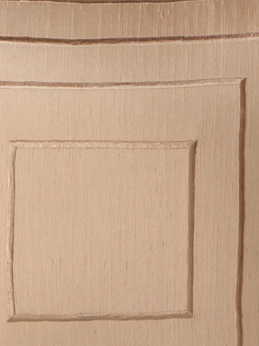 Cushion Cover Polyester Blend Concentric Embroidery Cream - 16" x 16"