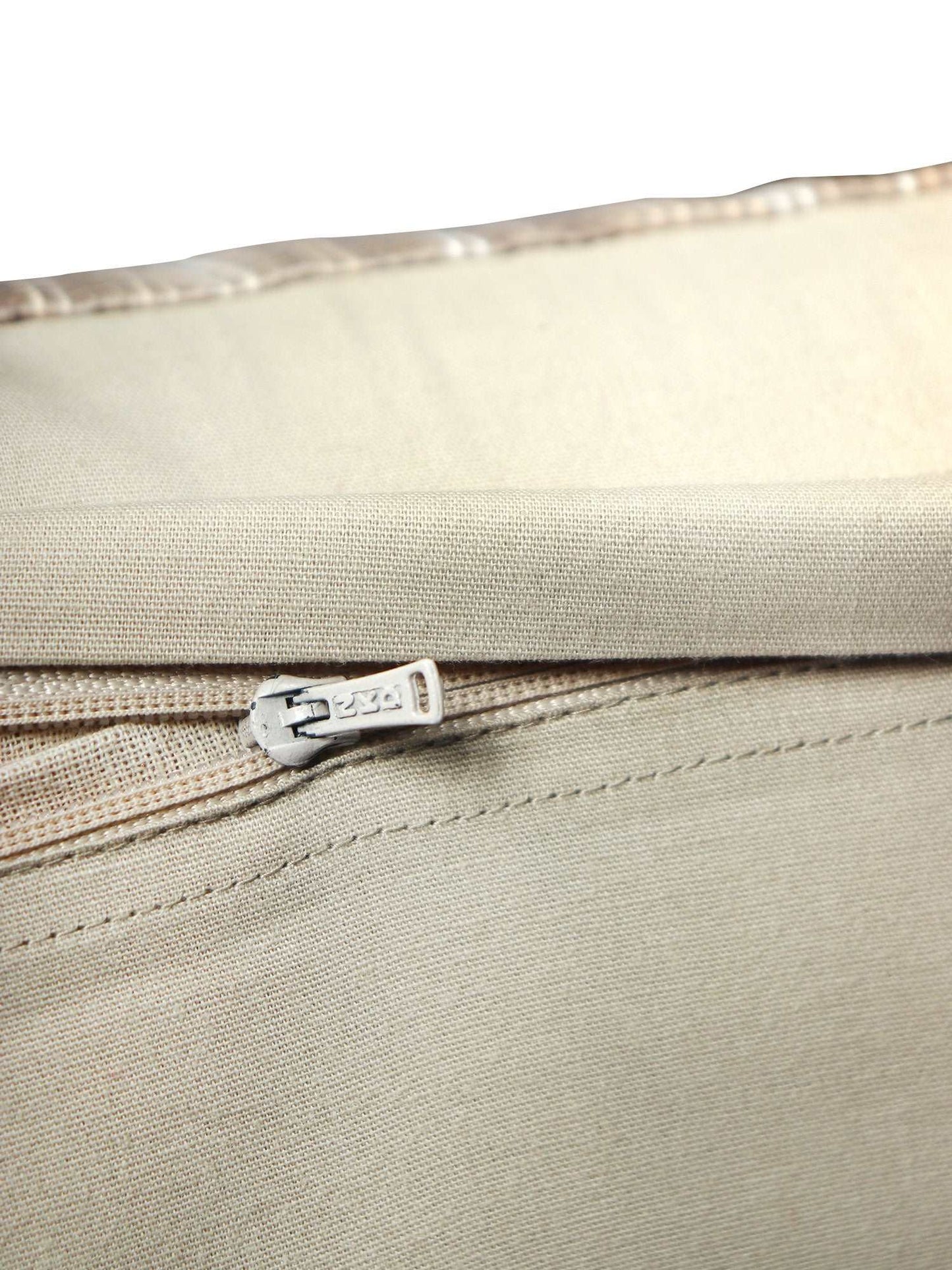 Cushion Cover for Sofa, Bed Brocade Silk | Beige - 16x16in(40x40cm) (Pack of 1)