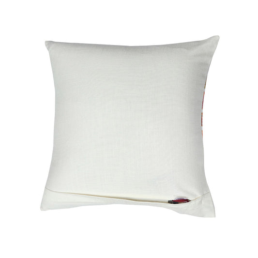 Cushion Cover with Printed Contemporary Art - Polycanvas | Multicolor - 16x16in(40x40cm) (Pack of 1)