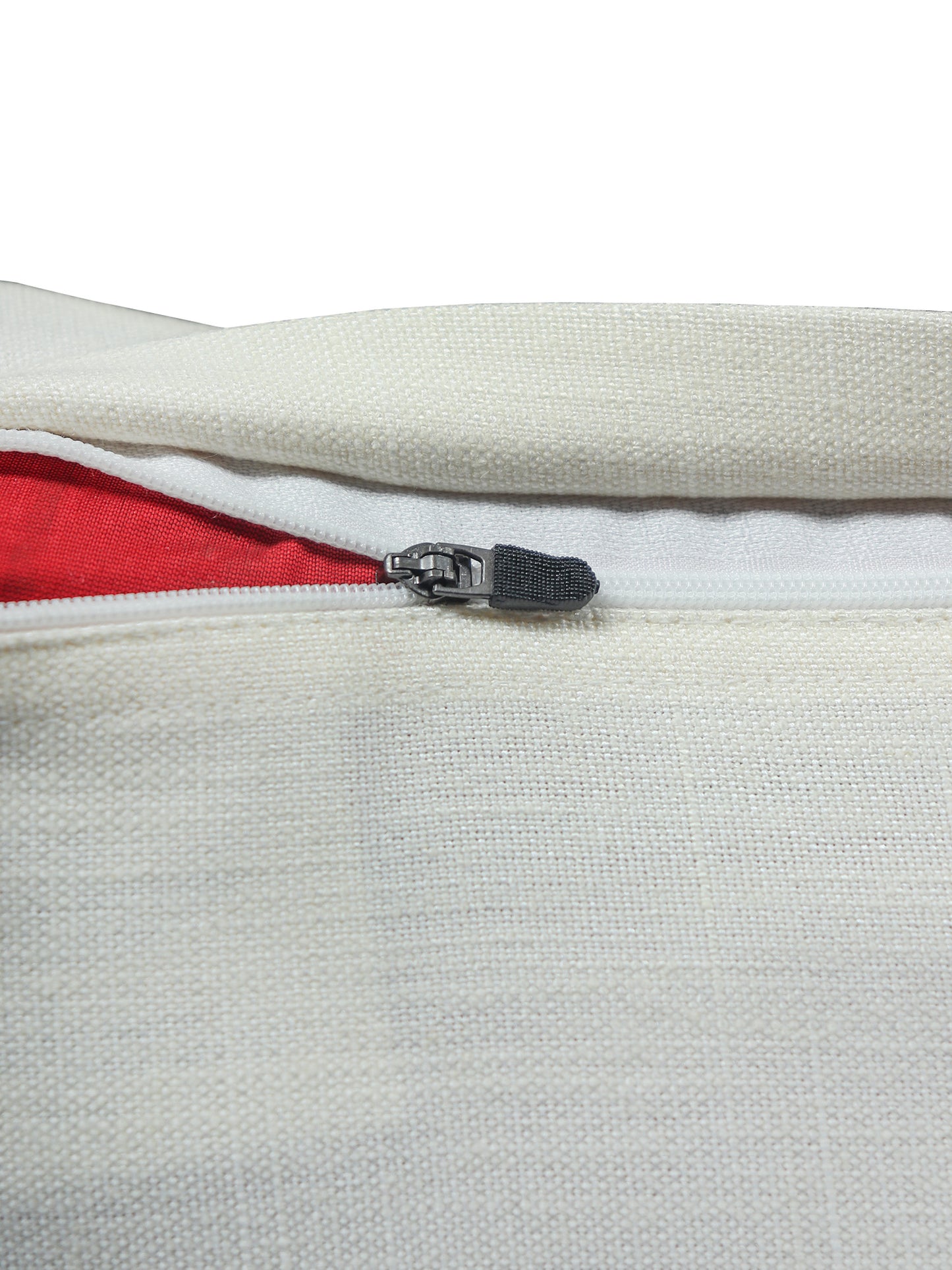 Cushion Cover with Gradient Stripes with Emboss Print and Tassels - Polycanvas | Multicolor - 12x22in(30x55cm) (Pack of 1)