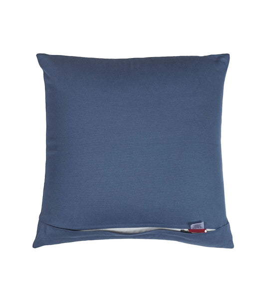 Cushion Cover with Printed Abstract Art - Polycanvas | Multicolor - 16x16in