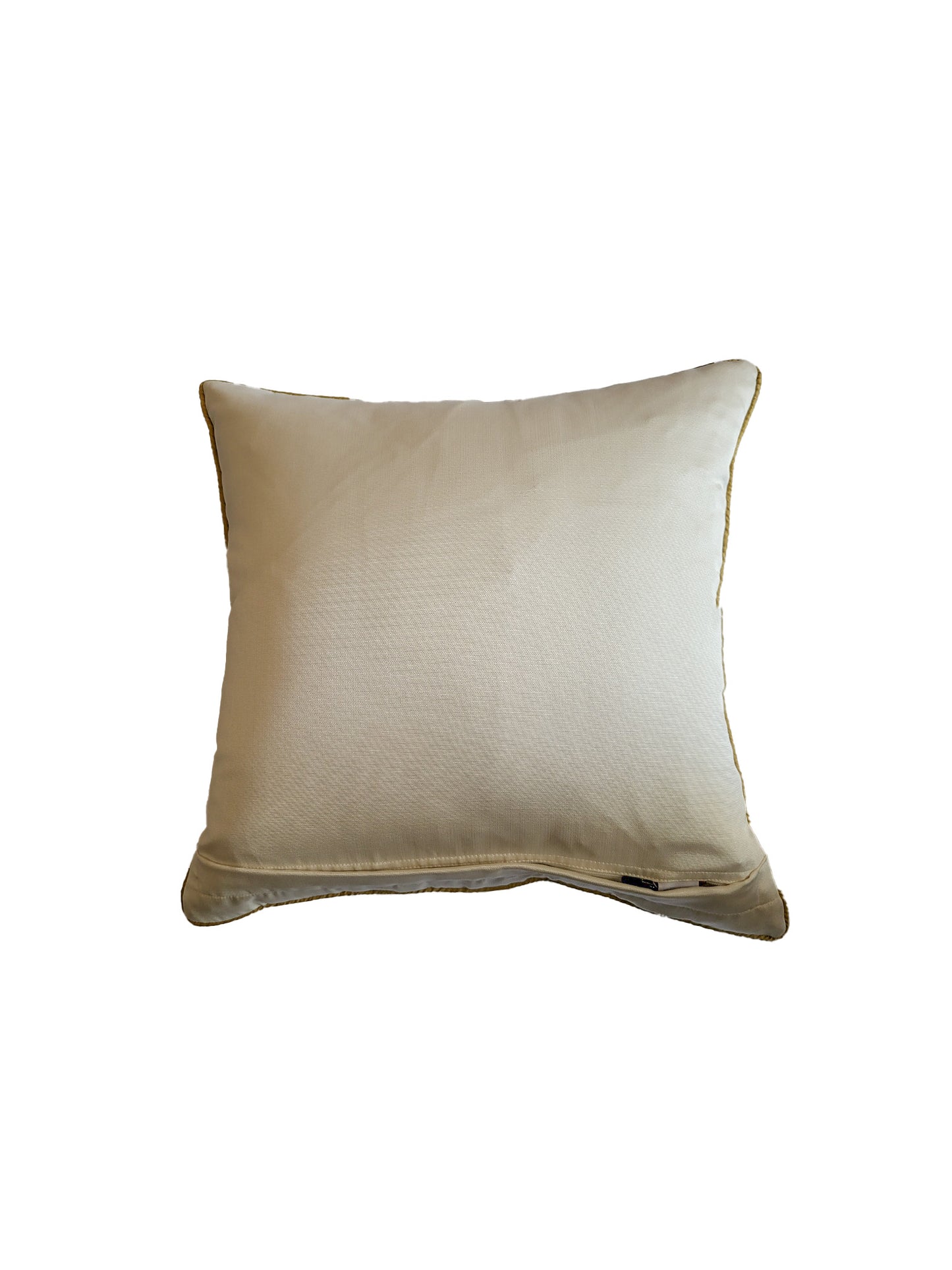 Velvet Cushion Cover -Multicolor Gradation with Cord Piping 16x16 Inches (Set of 1)