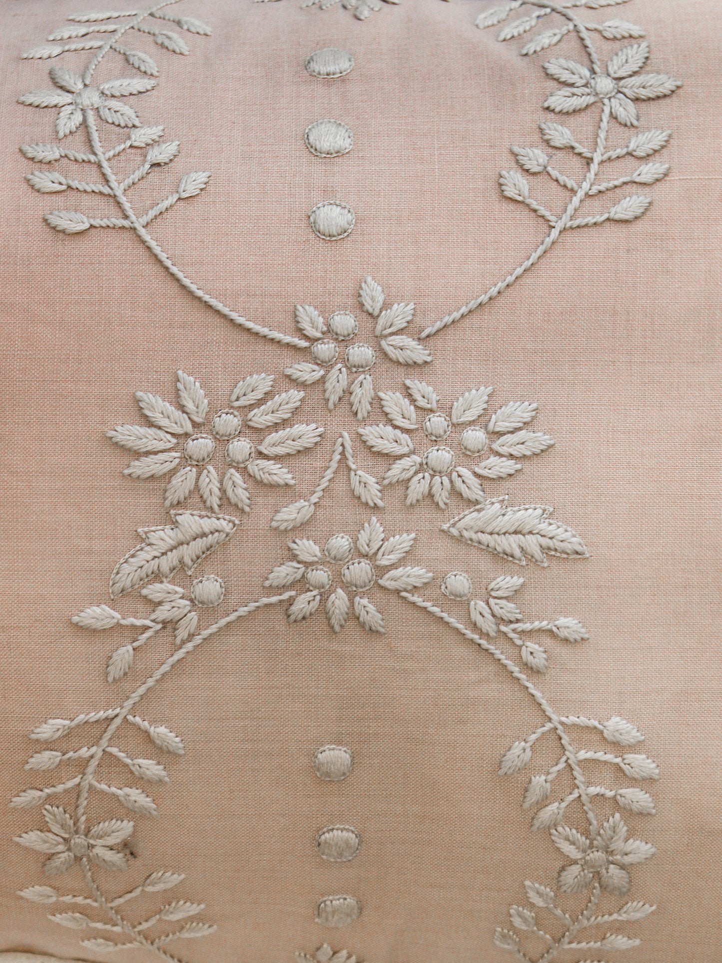 Hand Embroidered Luxe Collection Cushion Covers with Floral Pattern | Multi 20x20, 12x22 Inches (Set of 2)