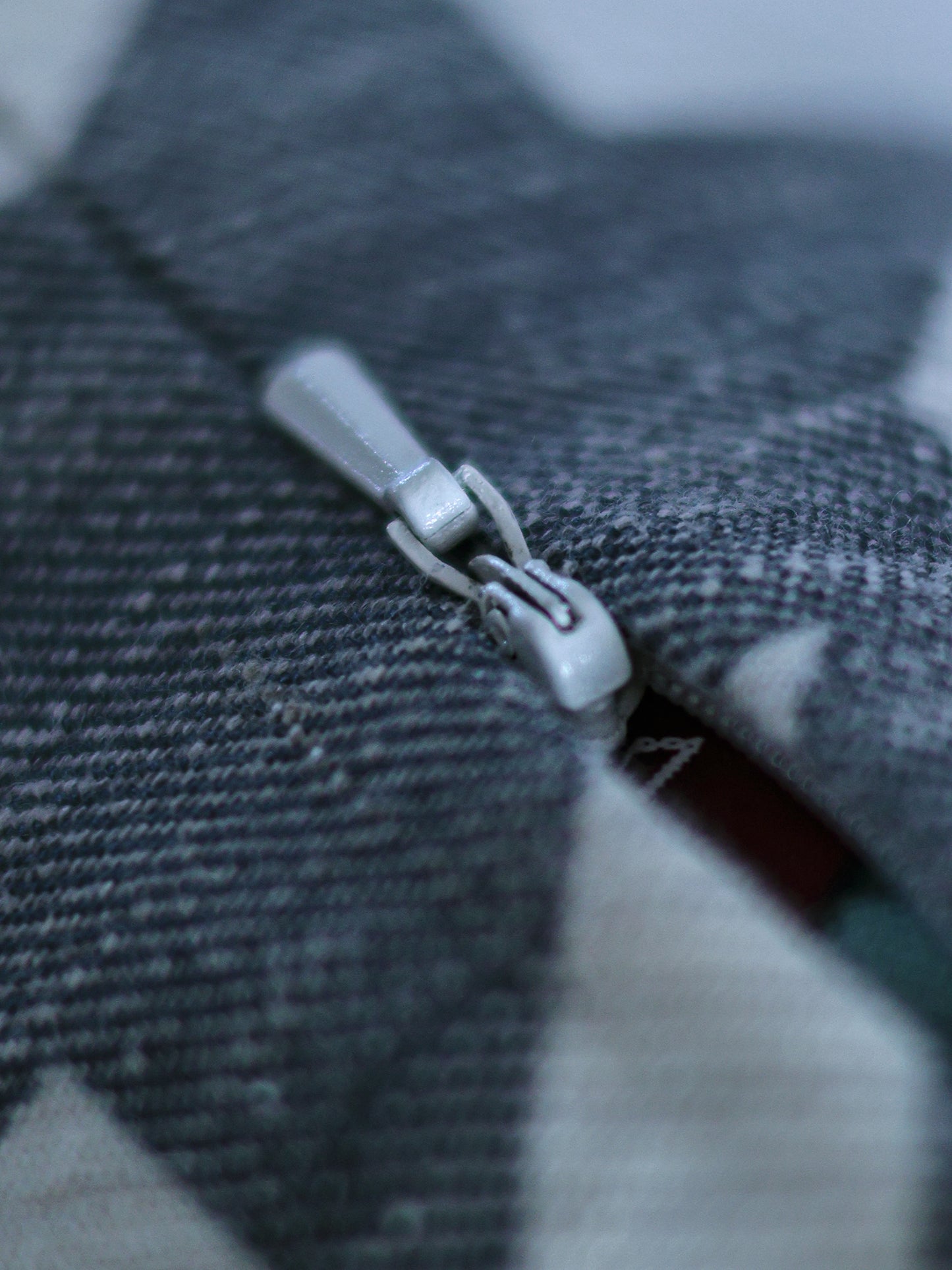 Polyester Cushion Cover – Black & White Digital Print, 18x18 inch, Set of 1