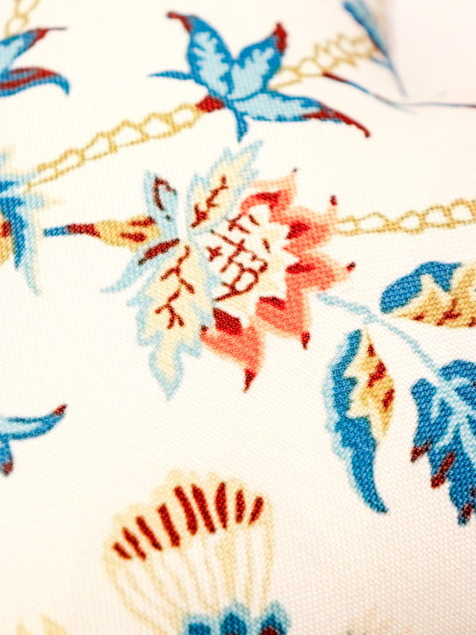 Prefilled Heart Shaped Cushion Cover | Floral Print Valentine's Day Gift | Multicolor - 12x12 Inch