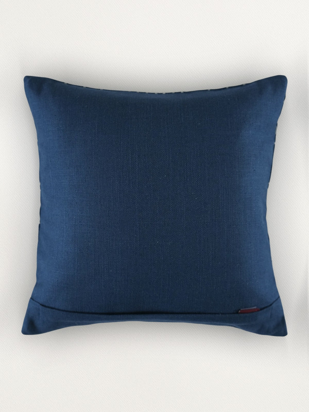 Embroidered Cushion Cover 16 Inch x 16 Inch | Blue