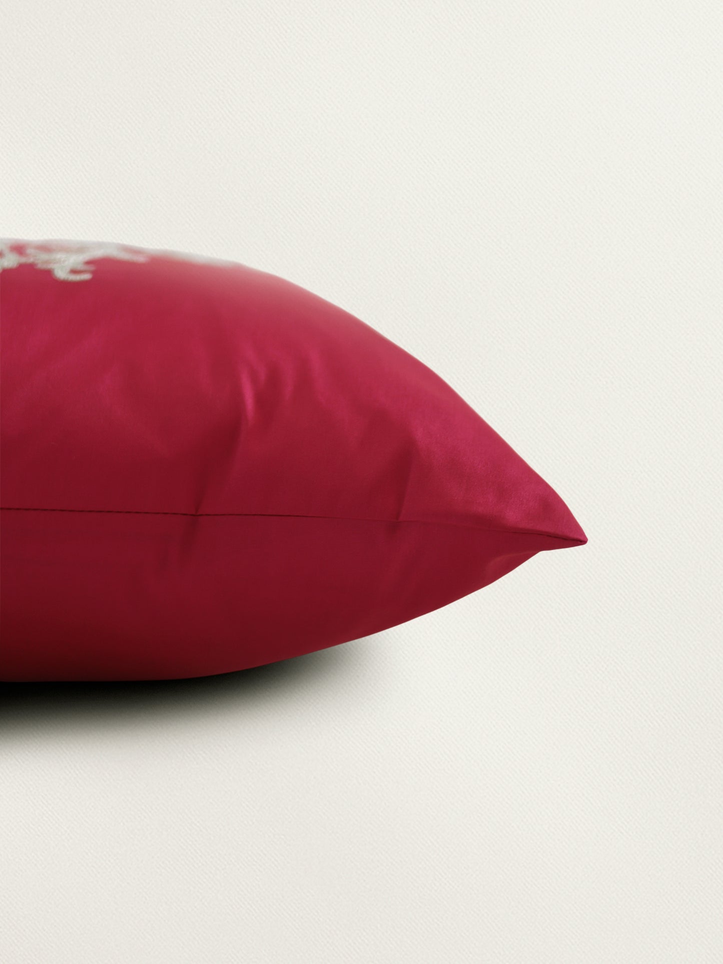 Aari Embroidered 100% Polyester Cushion cover | 16x16inch | Pink