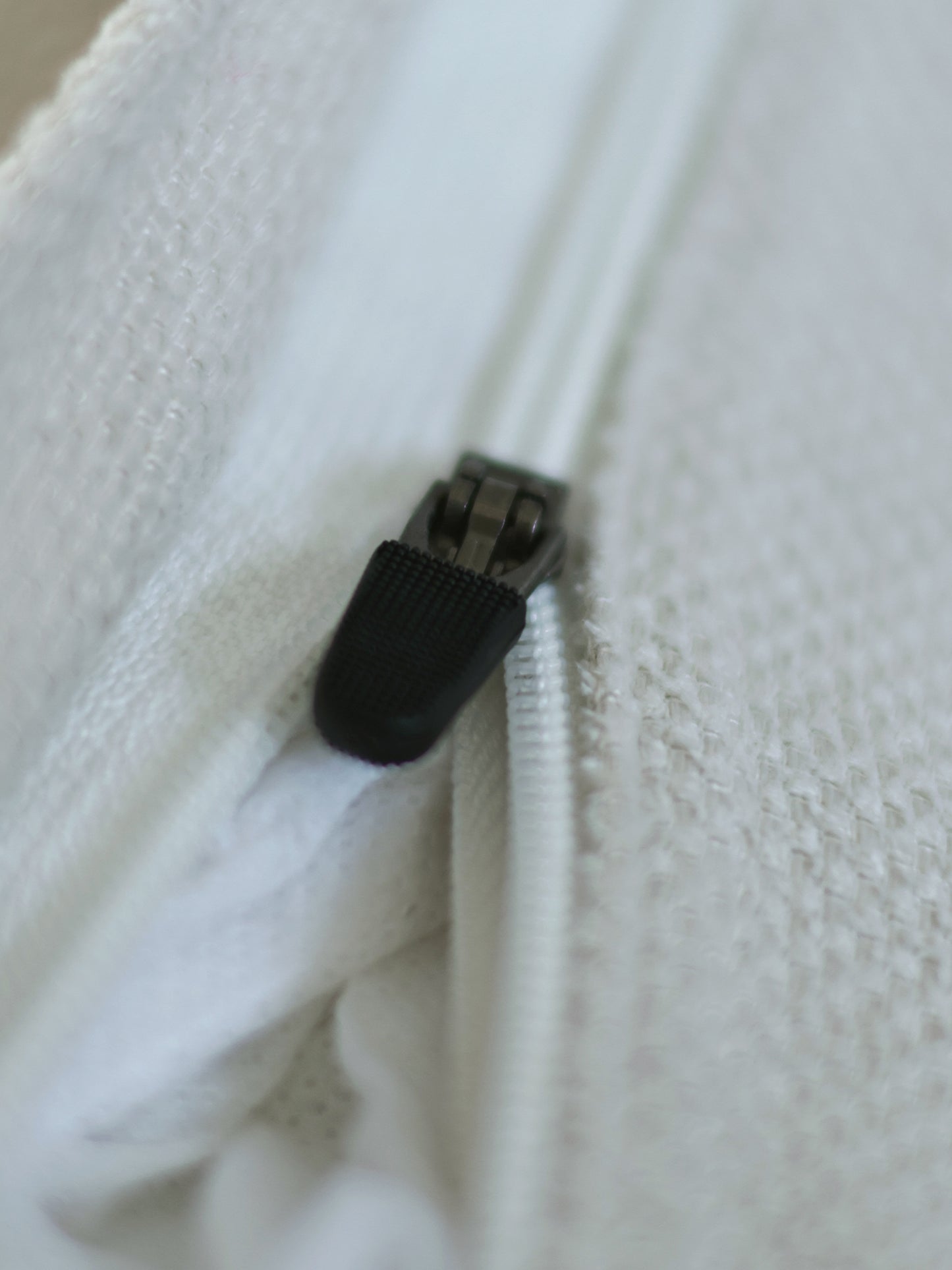 Polycotton Embroidered Cushion Cover 18 Inch x 18 inch | Beige