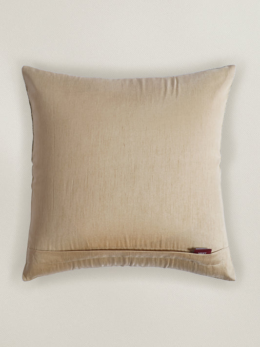 Patchwork Cushion Cover 16 Inch x 16 Inch with Tassels