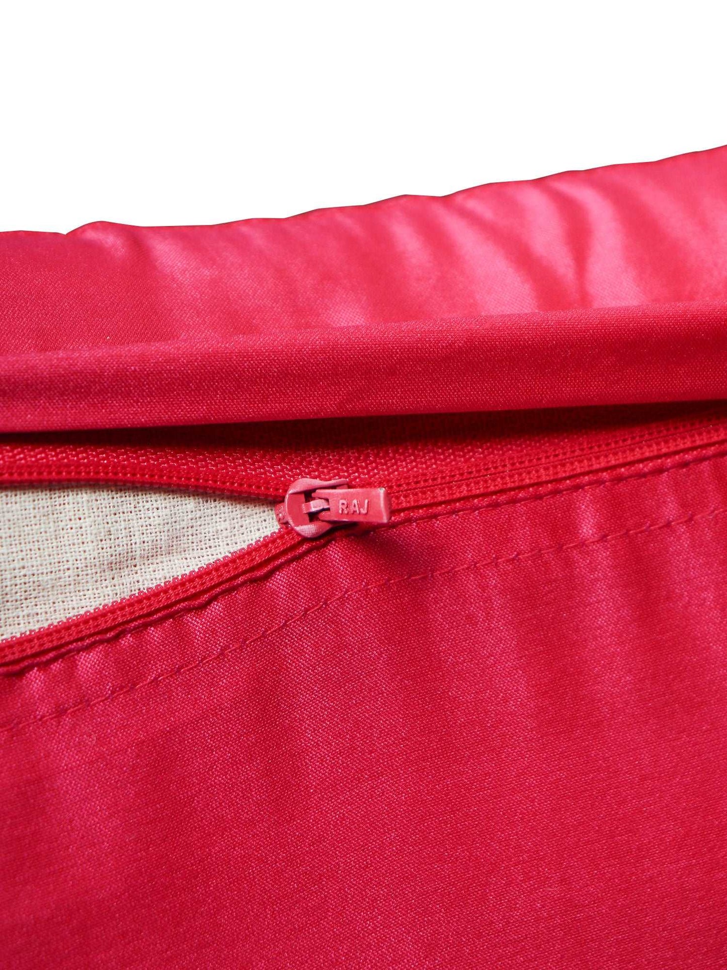 Cushion Cover for Sofa, Bed Polyester Motif Embroidery | Pink - 16x16in(40x40cm) (Pack of 1)