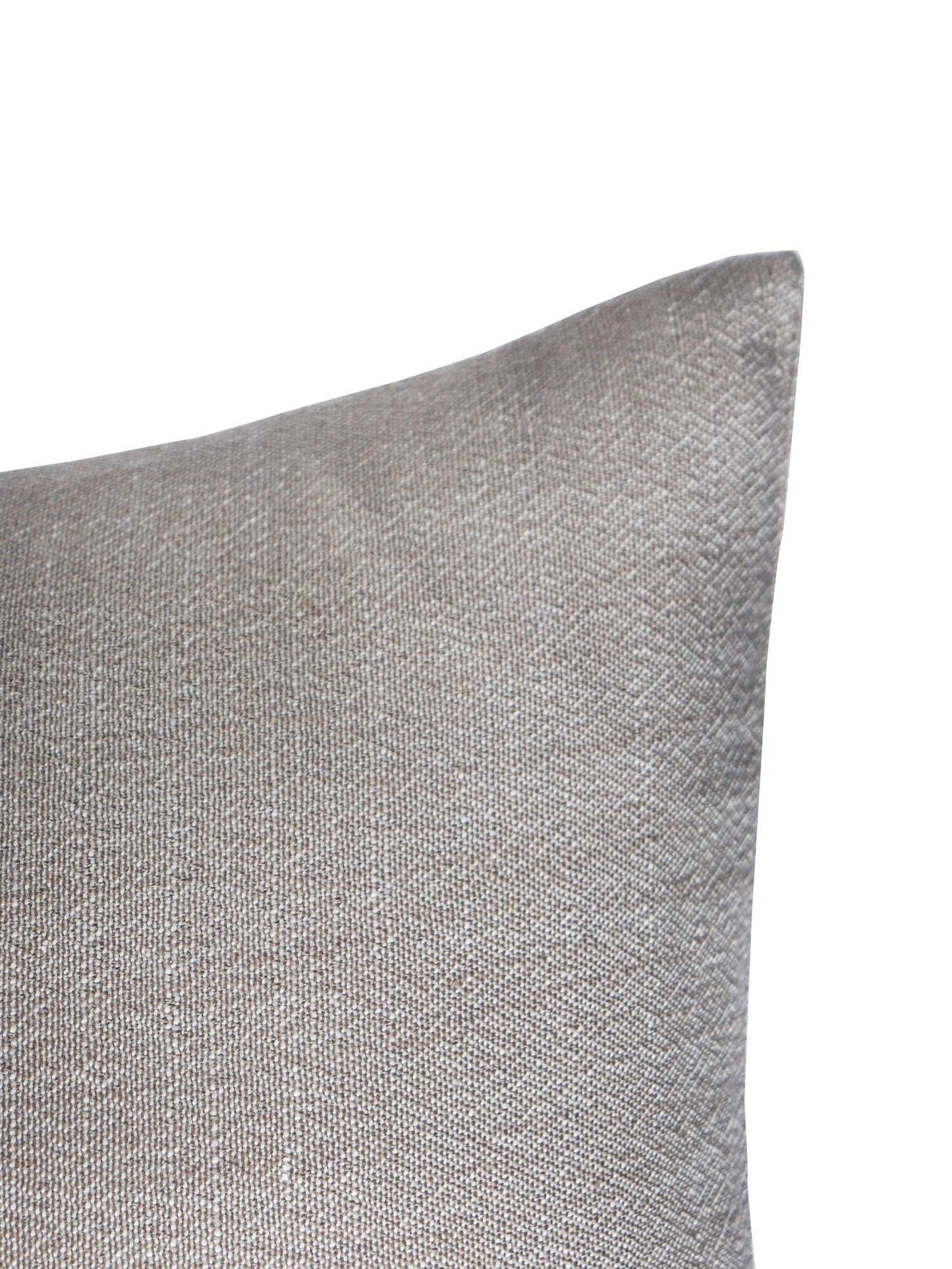 Cushion Cover for Sofa, Bed Cotton Blend with Self Textured | Brown - 16x16in(40x40cm) (Pack of 1)