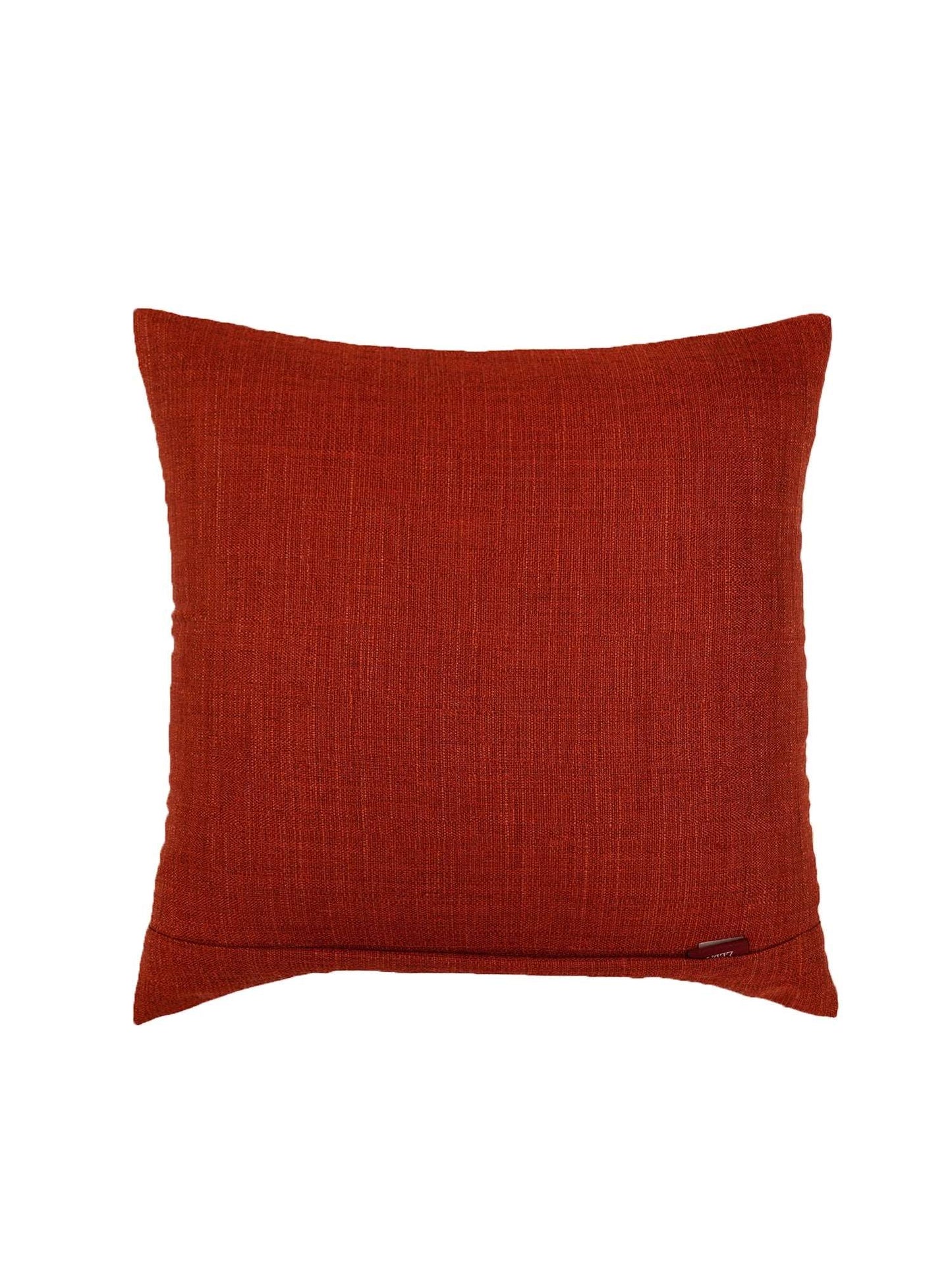 Cushion Cover Polycanvas Striped Floral Rose Multi - 16" X 16"