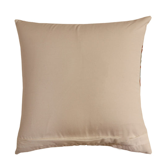 Cushion Cover Printed Poly Canvas Watercolor Florals Beige - 16"x16"