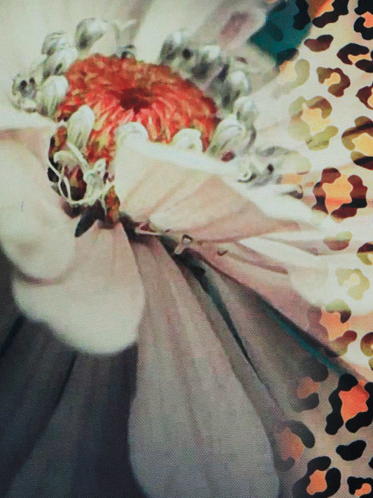 Cushion Cover Poly Canvas Cord Work Multi - 16"X16"