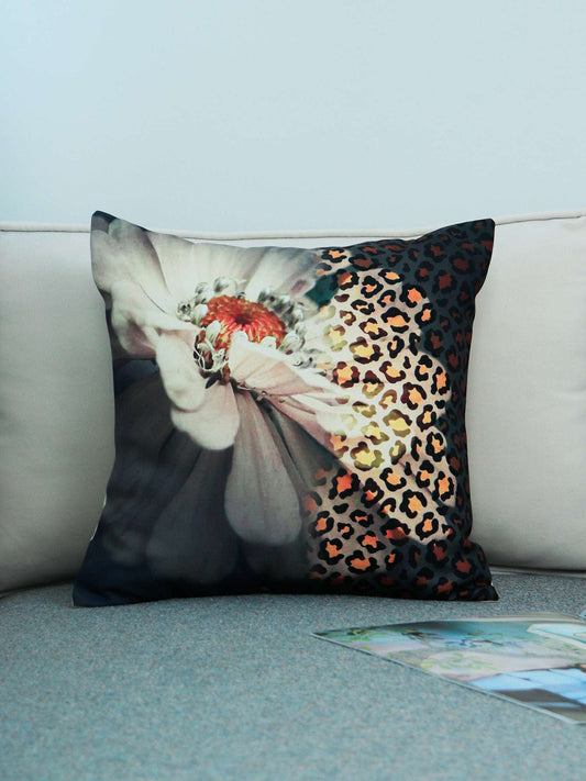 Cushion Cover Poly Canvas Cord Work Multi - 16"X16"