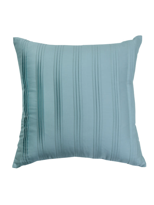 Cushion Cover Cotton Pleated Light Blue - 16"X16"
