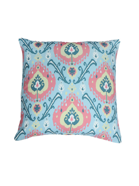 Cushion Cover with Motif Printed - Polycanvas | Blue - 16x16in