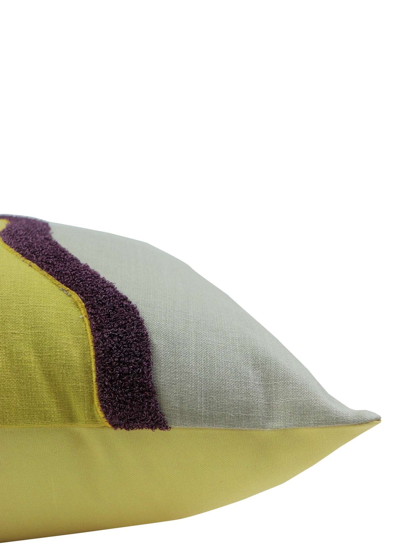 Cushion Cover Cotton Blend Digital print With Embroidered Multi - 18"X18"
