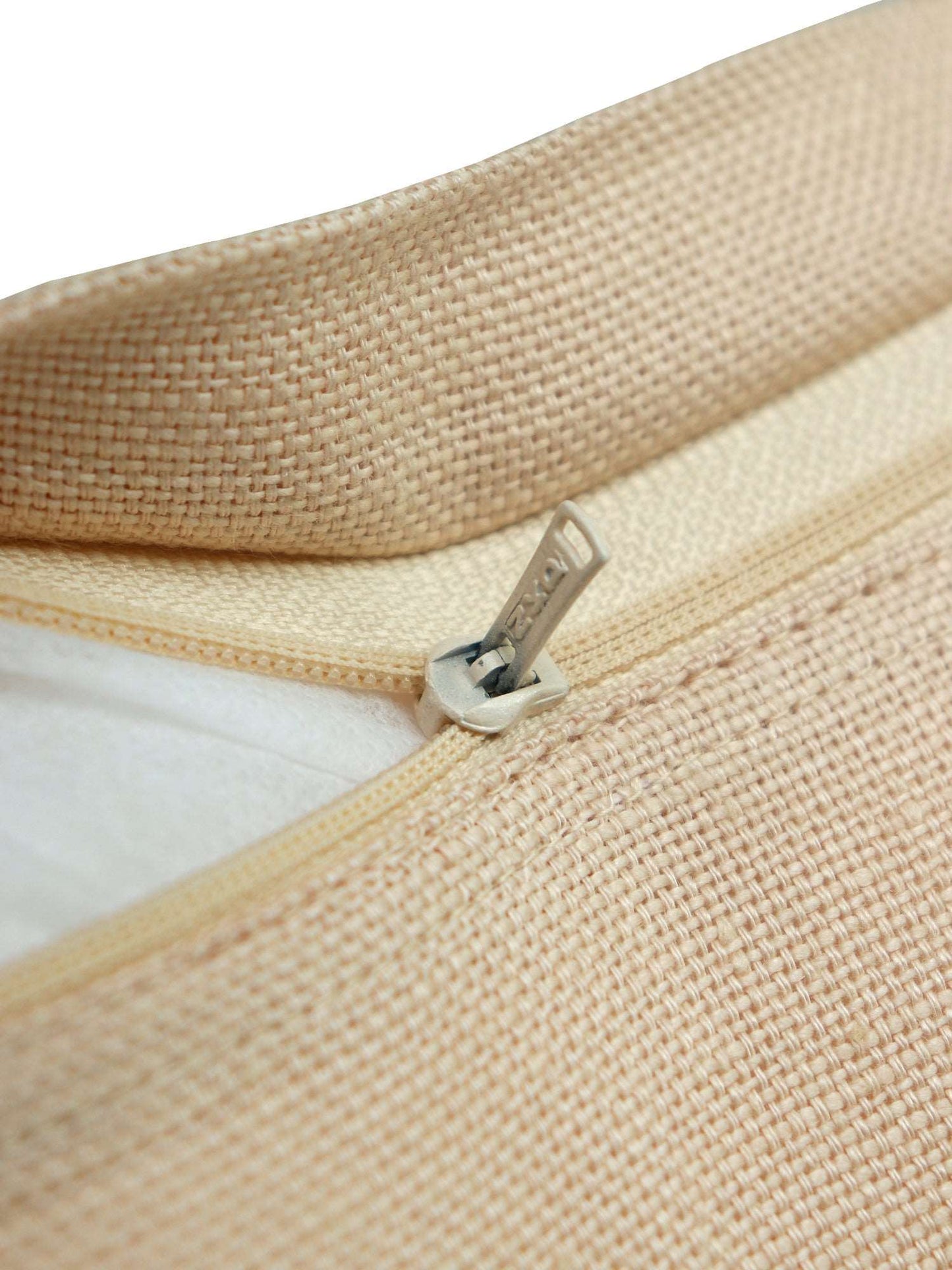 Cushion Cover Cotton Blend Solid Light Brown - 16" X 16"