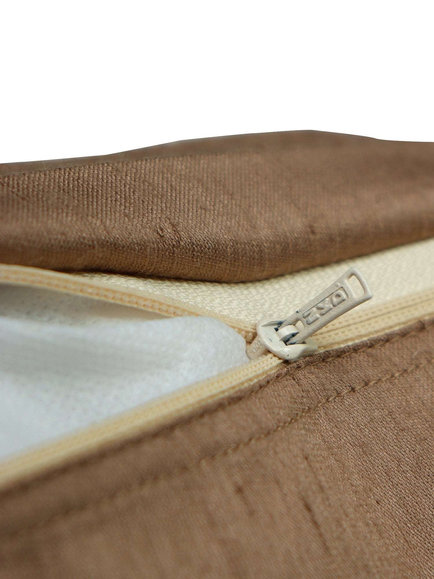 Cushion Cover Cotton Blend Solid Light Brown - 16" X 16"