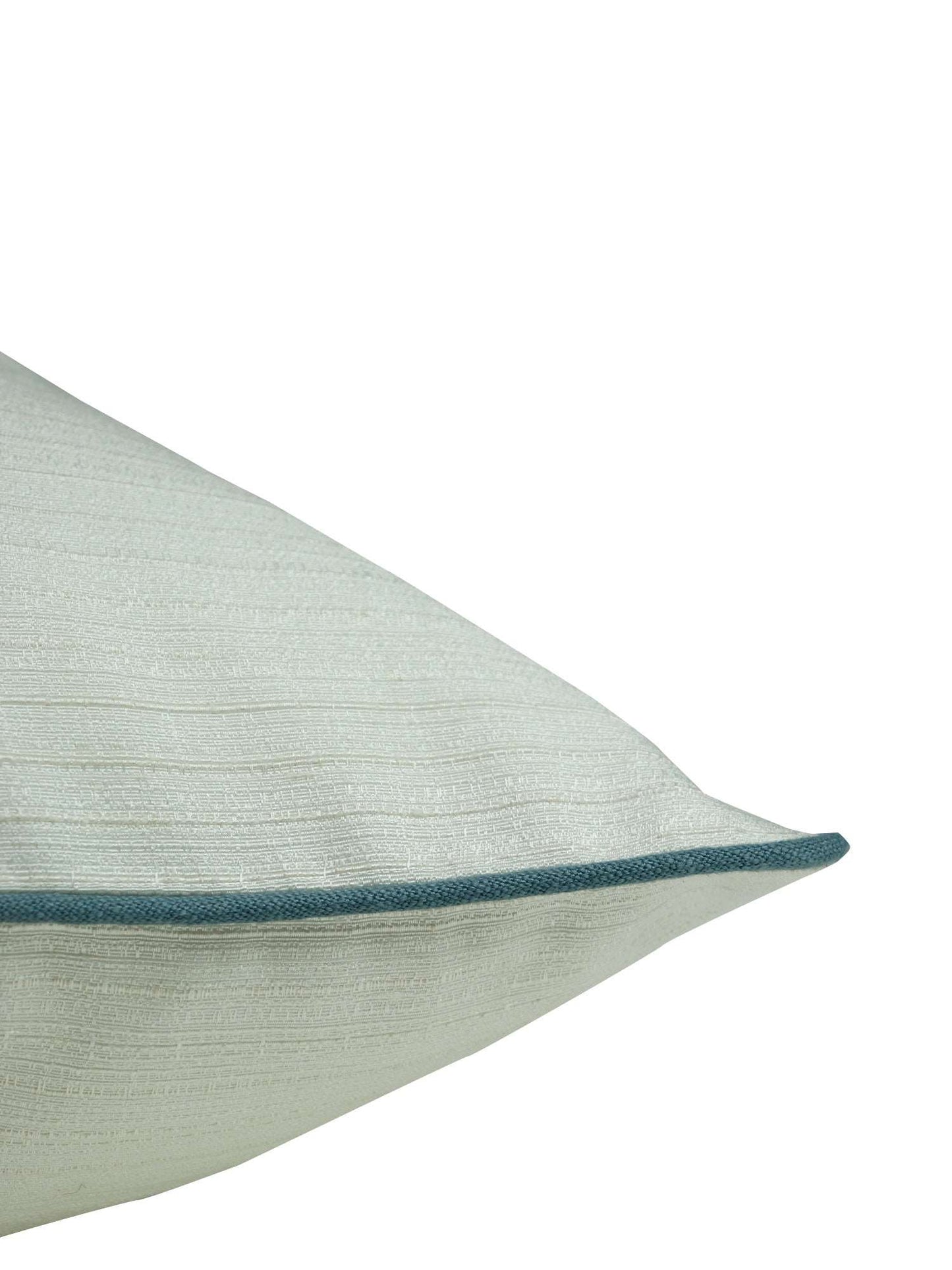 Cushion Cover Cotton Blend Solid Cord Piping Off White - 16" X 16"