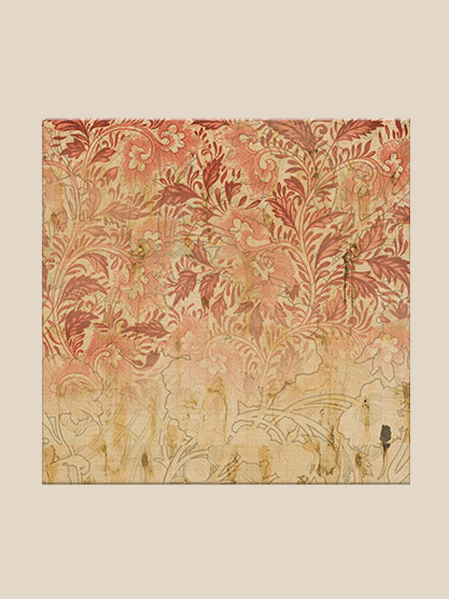 Floral Printed Wall Art 24 inch x 24 inch