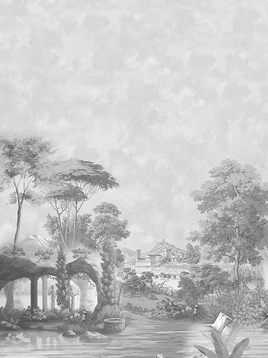 Wallpaper Non Woven/Canvas - Grizzlies (1 sqft)