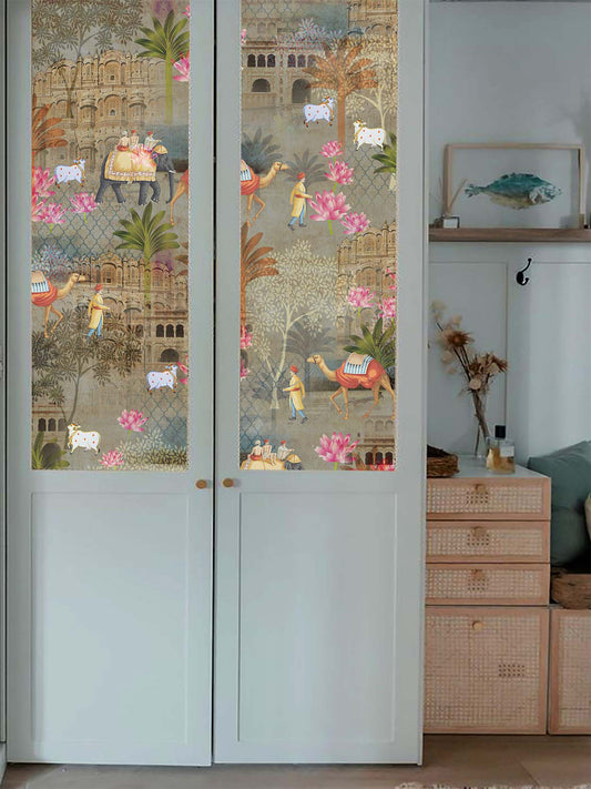 Wallpaper Non Woven/Canvas - Delicate Dreamland (1 sqft)