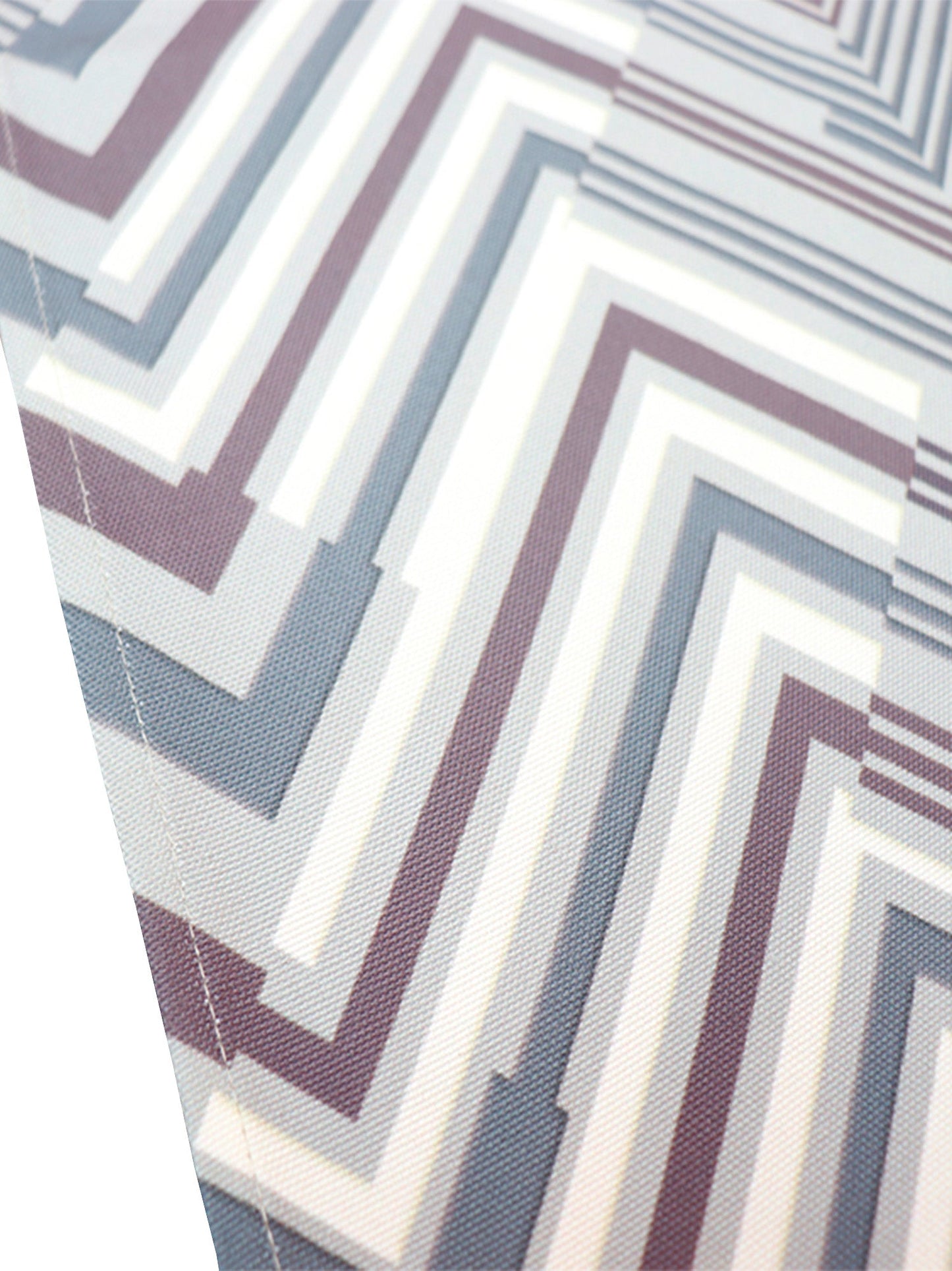 Table Runner Poly Canvas Geometric Digital Printed Sage Green - 12" X 84"