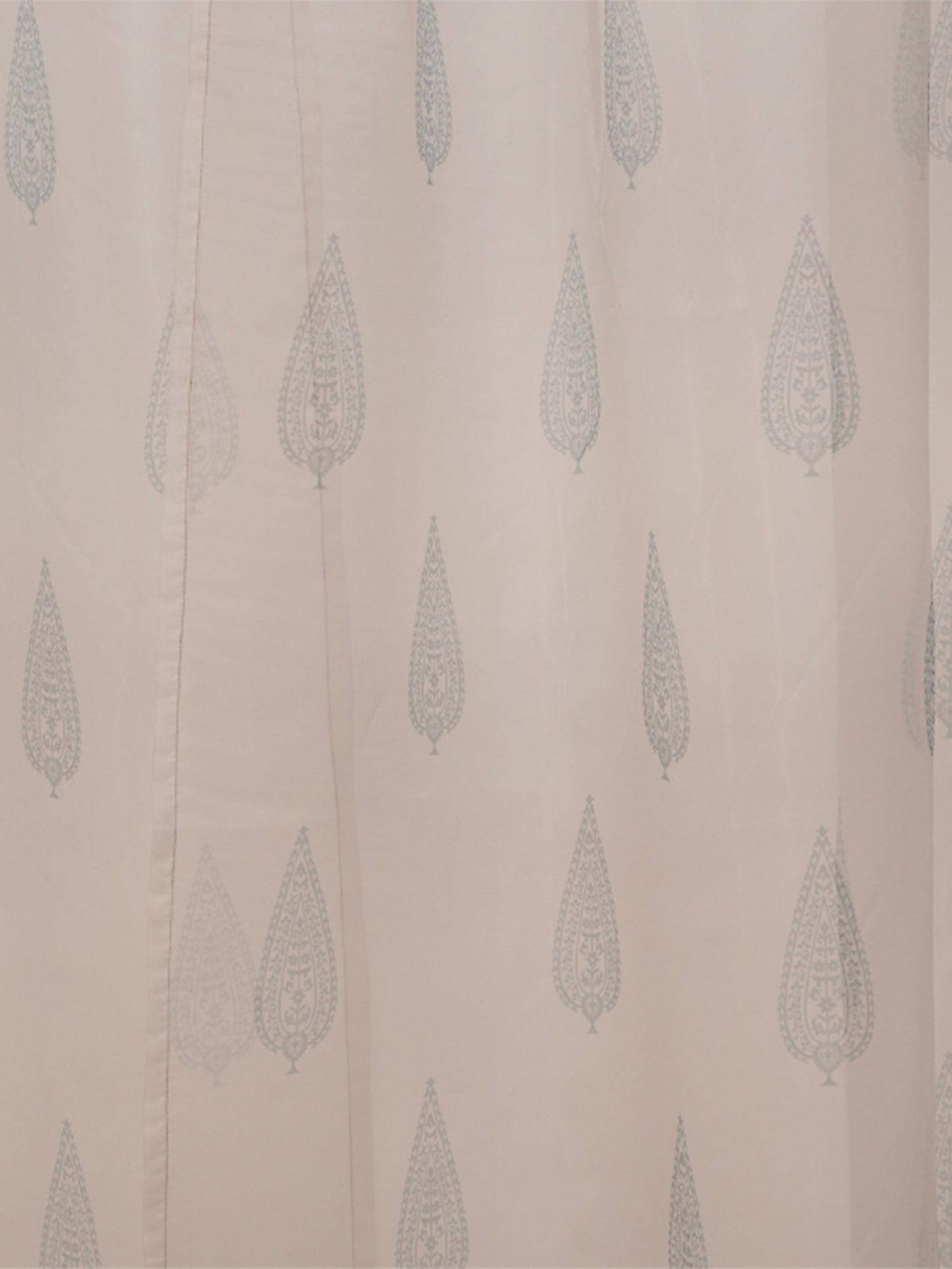 Door Sheer Curtain Polyster Antique Polyester Beige - 54" X 67"