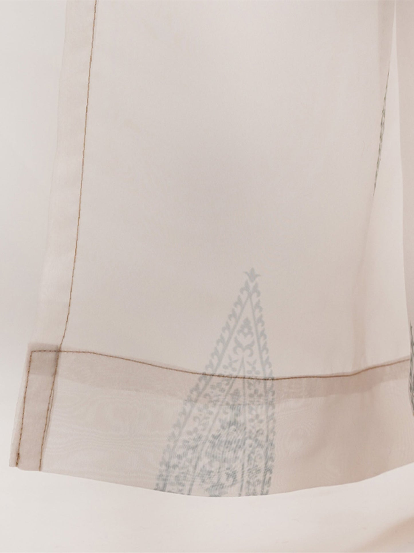 Door Sheer Curtain Polyster Antique Polyester Beige - 54" X 67"