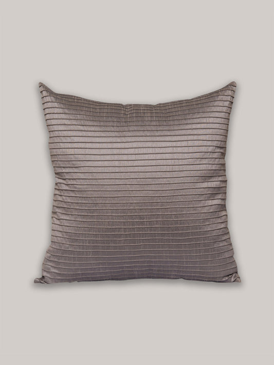 Cushion Cover 100% Cotton Pintuck Grey - 18" X 18"
