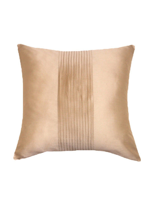 Technique Cushion Cover 100% Polyester Centre Pleated Off White - 16" X 16"