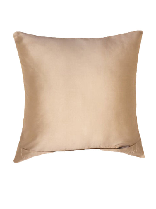 Technique Cushion Cover 100% Polyester Centre Pleated Off White - 16" X 16"