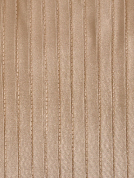 Technique Cushion Cover 100% Polyester Centre Pleated Off White - 16" X 16"