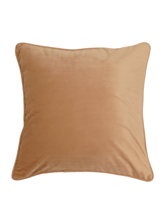 Cushion Cover Velvet Brown - 16"X 16"