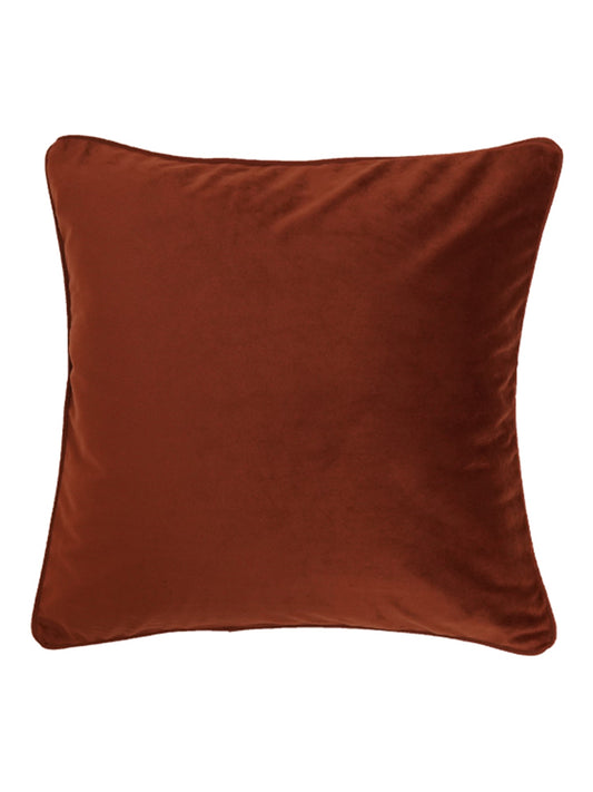 Cushion Cover Velvet Rust - 16" X 16"