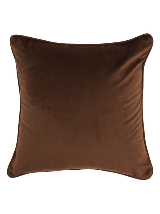 Cushion Cover Velvet Dark Grey - 16" X 16"